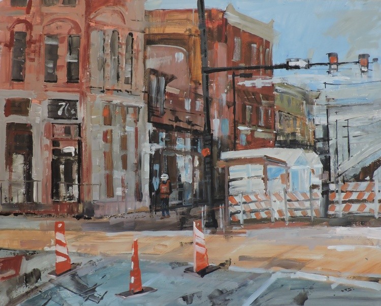 Road Close (not framed)