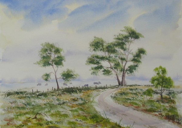 watercolor landscape 670