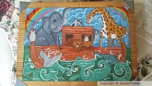 PUZZLE IN OIL, NOAH'S ARK