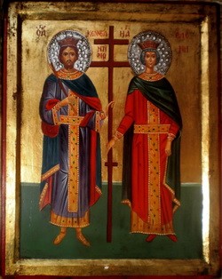   St. Constantine and Elena his mother