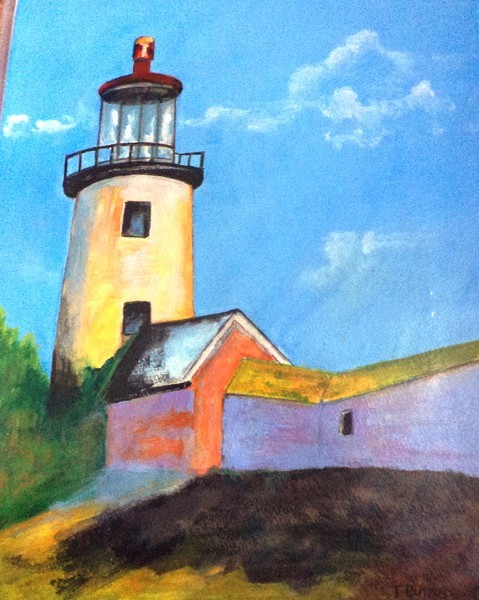 Light house acrylic