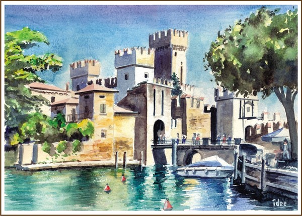 Entrance of the village Sirmione