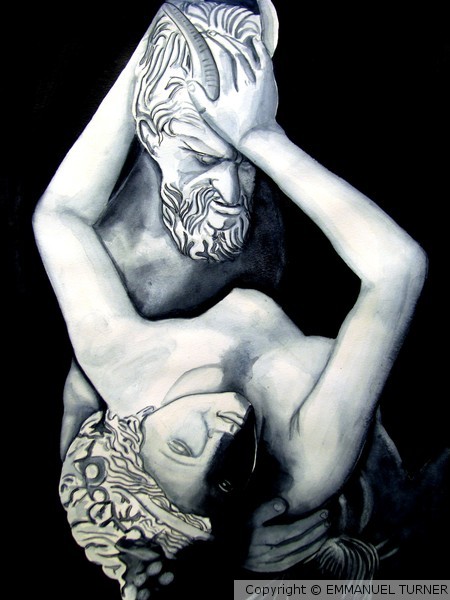 Satyre et Bacchante