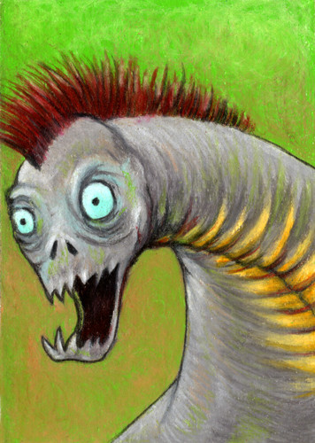 Card - Monster Class Picture - SOLD