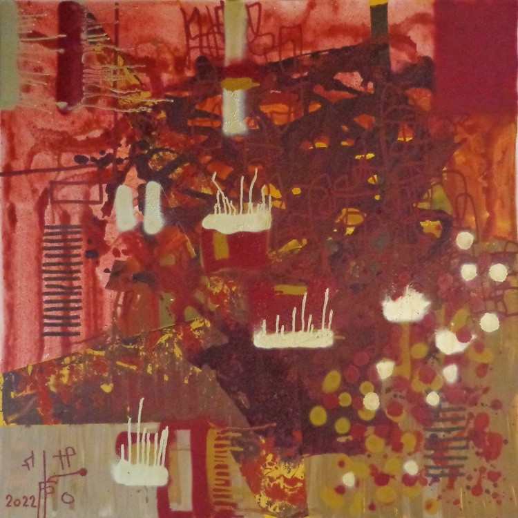 (sans titre) 2022 (#5313) 100 x 100 cm