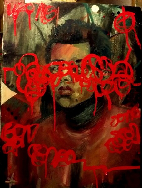 self portrait as a wall in 1980