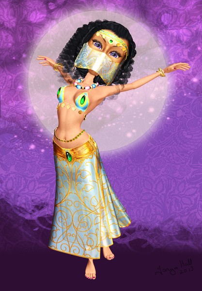Cute Arabian Dancer