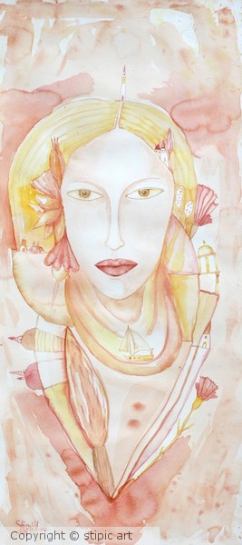 Landscape in a lady