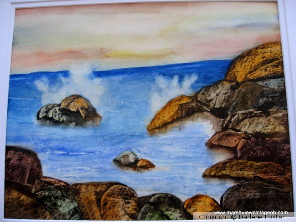 waves and rocks