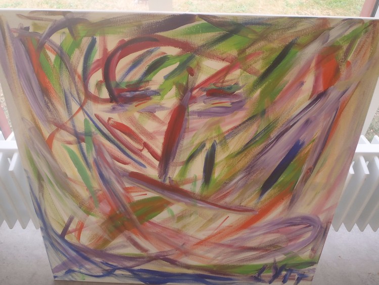 Face 3, 2011, 80 x 80 cm