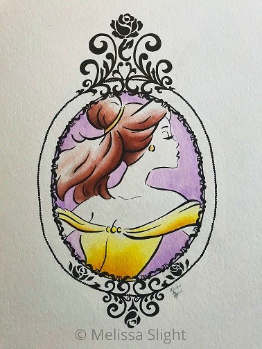 Watercolor Belle
