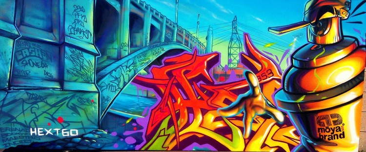 DOWNTOWN CANVANDAL by HEX