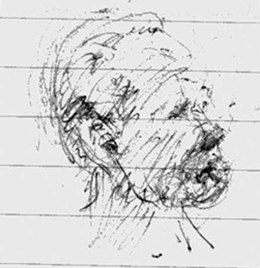 Courtroom He Said Sketch