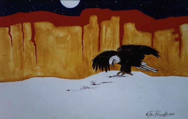 Eagle At Yellow Canyon