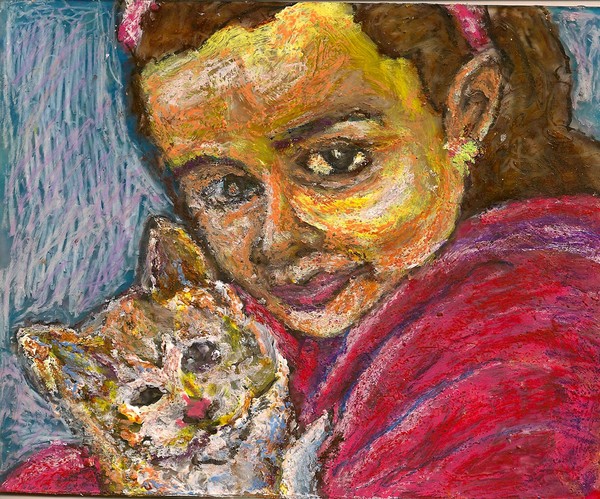 Girl with Kitten