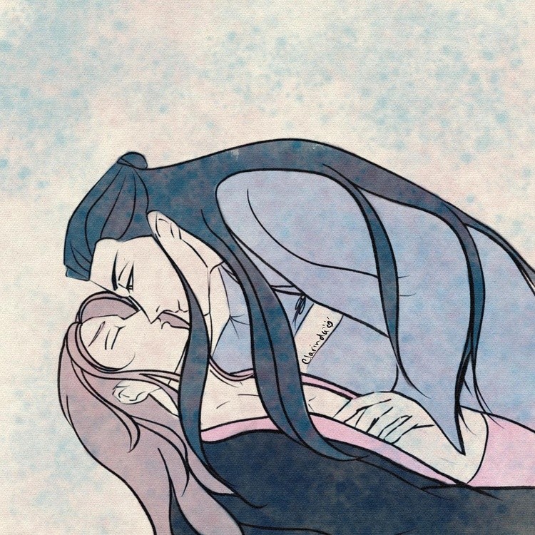 Day 4 Lovers  Letting Go xichengeclipse2021 xicheng mdzs fanart digitalart