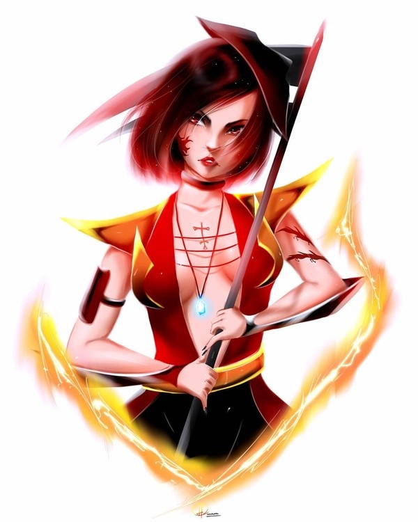 Shula the Warrior I did a grave mistake in the piece I uploaded earlier