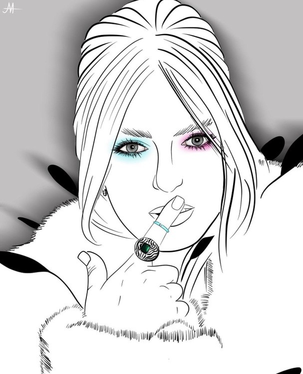 Illustration for jewelry brand