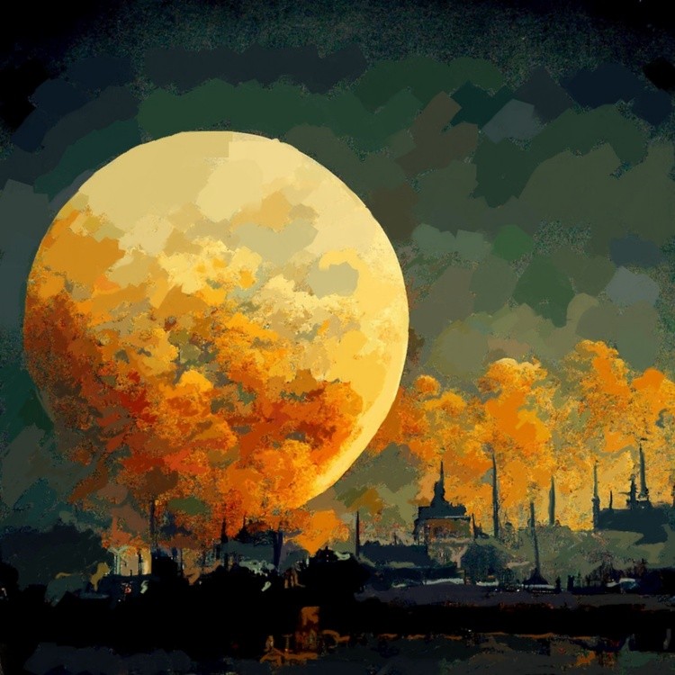 Senescent Moon Light