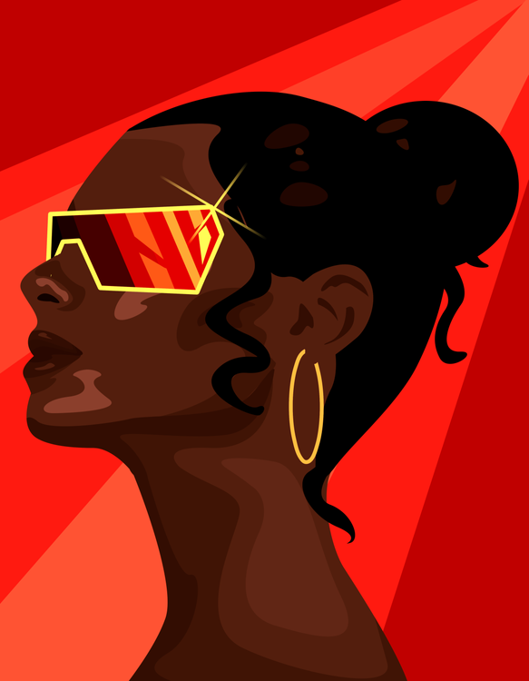 Woman Art Prints Modern Woman Art Prints Star