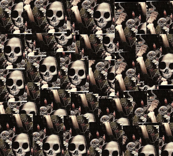Dark skull art No more wars-2
