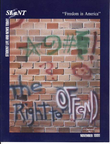 College magazine cover