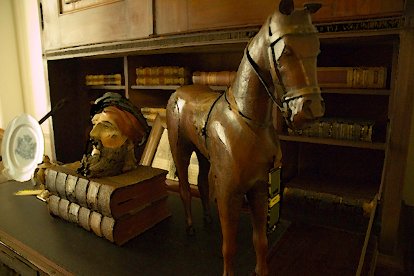 a view from an antique house 