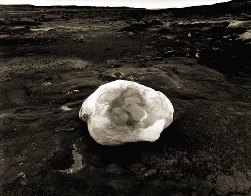 glowing rock
