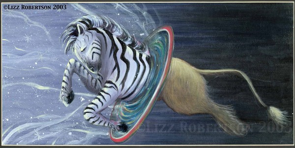 Lion into Zebra