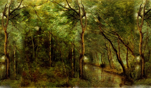 Another View Of A Corot Foret