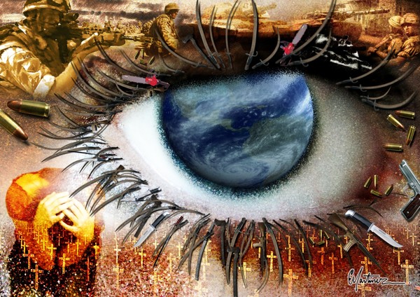 pain in the eye
