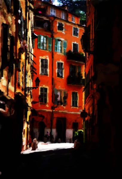 Cinque Terres Most Spectacular Ally and House Painting