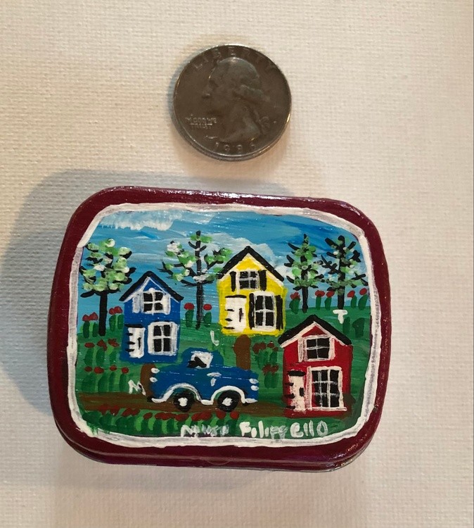 Tin Box Painting