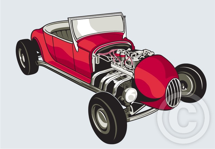 red sports car