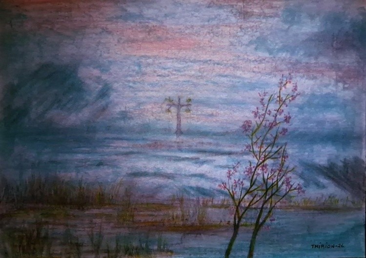 Behind the mist