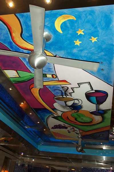 Ceiling in Moonstuck Diner 
