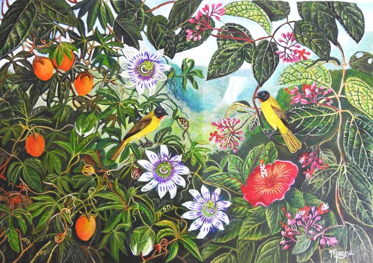 Flame throats