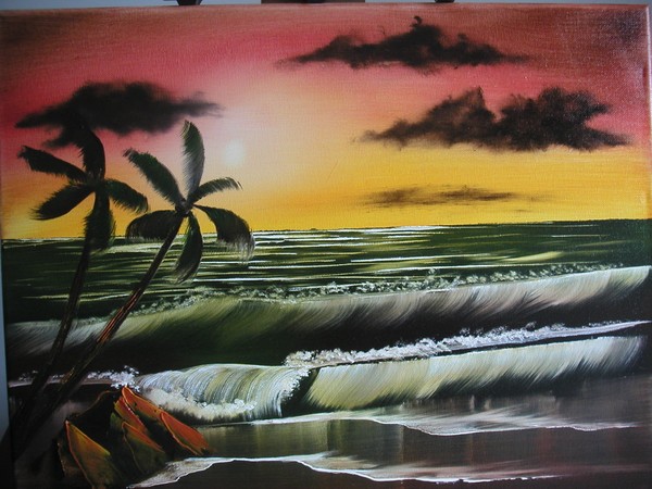 Sunset Palms