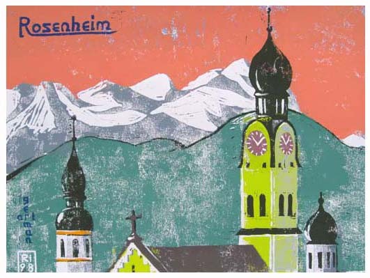 the bavarian city of Rosenheim