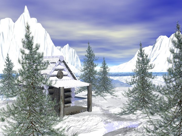 Winter's Peaceful Evening