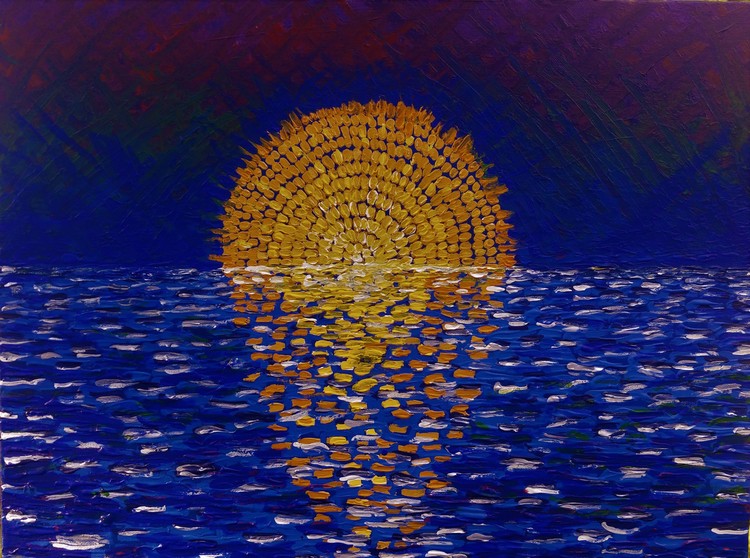Sinking into the sea