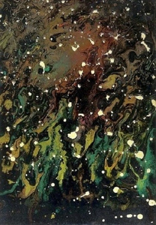 in the beginning GOD,,(c) 2020... elton houck..DIGITAL