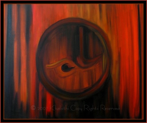 The Mind's Eye -Abstract Oil Painting