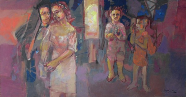 Family with window to the bottom