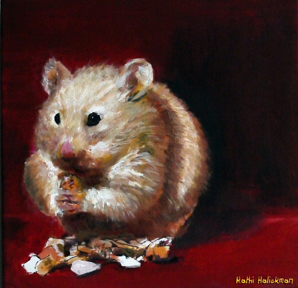 Enjoying a snack