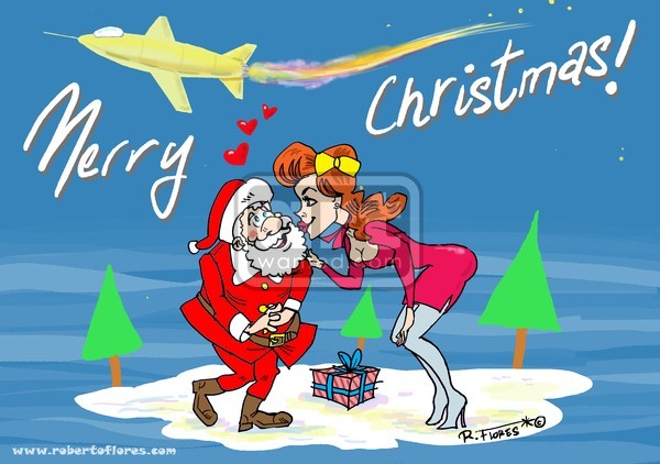 Santa´s little helper kiss!