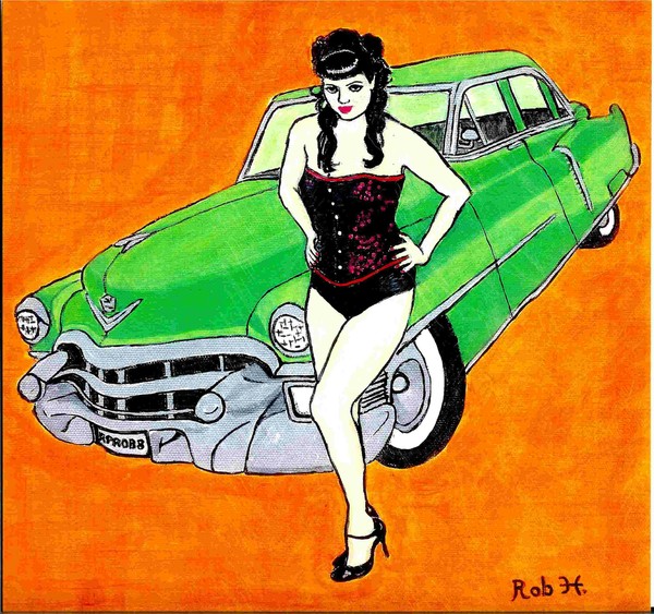 Jenny Black and Cadillac