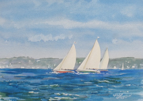 Port tack trio