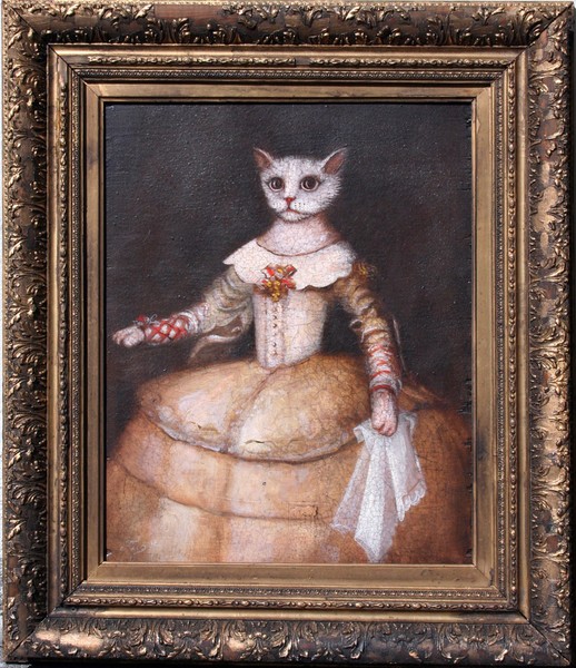 Portrait of a young Lady, possibly Malene Feline