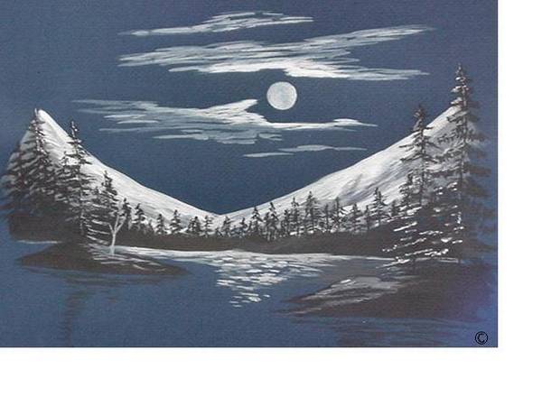 Moonlit Mountain